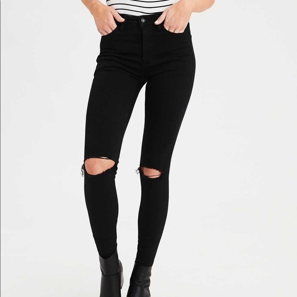 UO Ripped High Waisted Skinny Jeans